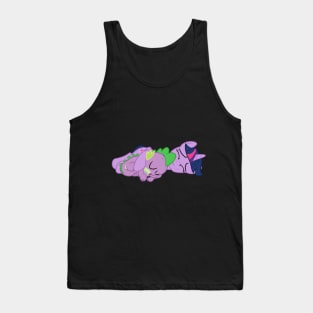 Spike Sleep Cuddling With Mama Twilight Tank Top